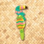 'Pineapple Pals' Metal Yard Stakes Set of TWO (2) - Pre Order