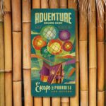 Adventure Begins Here Metal Sign