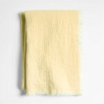 Supersoft Straw Yellow Organic Cotton Gauze Kid Throw Blanket - Paulimo