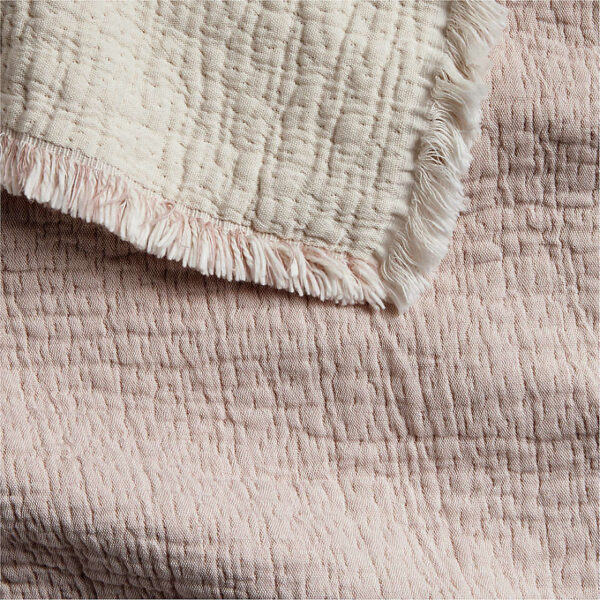 Supersoft Organic Cotton Gauze Classic Mauve Pink Kid Blanket - Paulimo