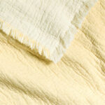 Supersoft Straw Yellow Organic Cotton Gauze Kid Throw Blanket - Paulimo