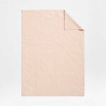 Stax Mini Grid Elegant Pink Yarn-Dyed Organic Cotton Toddler Duvet Cover - Paulimo