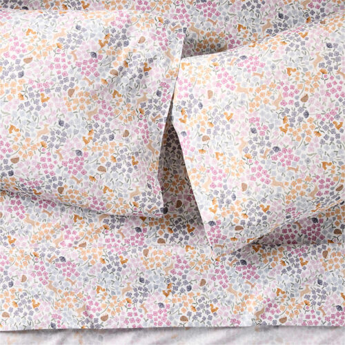 Stay Cool Wonderland Prairie Organic Cotton Kids Twin Sheet Set - Paulimo