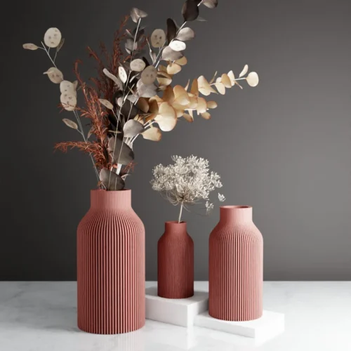 Teracotta Vase "BOTTLE" - Original and Striking Decor - Perfect for Gifting