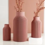 Teracotta Vase "BOTTLE" - Original and Striking Decor - Perfect for Gifting