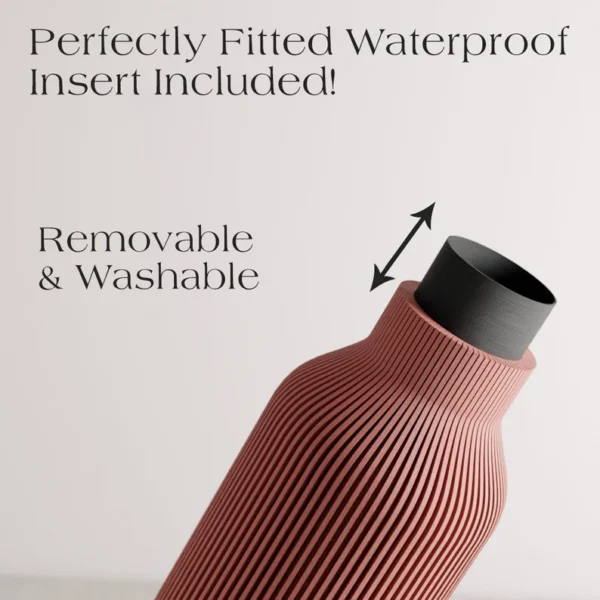 Teracotta Vase "BOTTLE" - Original and Striking Decor - Perfect for Gifting