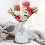 Personalized College Graduation Ceramic Vase - Unique Gift Idea for Any Occasion & Home Decoration