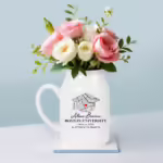 Personalized Campus Map Graduation Ceramic Vase - Unique Gift Idea for Any Occasion & Home Decoration