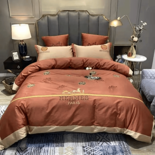 Hermes Pinky High-End Bedding Set Home Decor - Paulimo