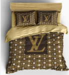 Louis Vuitton Amazing Luxury Fashion Brand Bedding Set - Paulimo