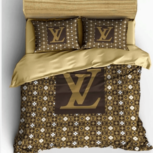 Louis Vuitton Amazing Luxury Fashion Brand Bedding Set - Paulimo