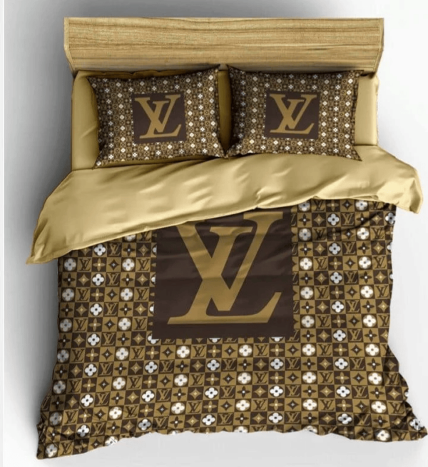 Louis Vuitton Amazing Luxury Fashion Brand Bedding Set - Paulimo