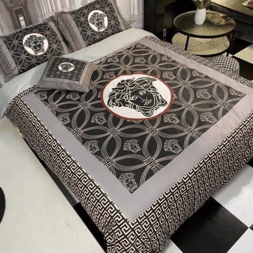 Versace Grey Bedding Set - Paulimo