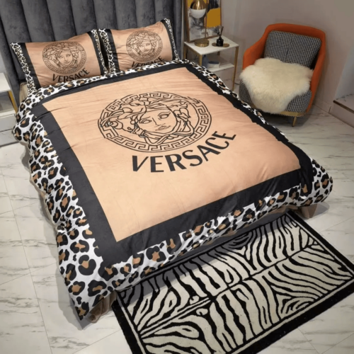 Gianni Versace Brown High-End Bedding Set - Paulimo