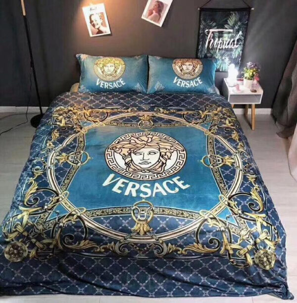 Versace luxury fashion brand bed comforter bedspread duvet cover - Paulimo