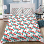 Supreme Logo White Bedding Set Duvet Cover - Paulimo