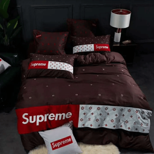 Supreme Brown Bedding Set Duvet Cover - Paulimo