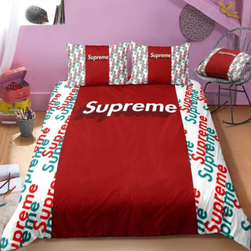 Supreme Red Bedding Set Home Decor - Paulimo