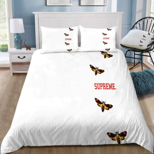 Supreme Butterfly White Bedding Set - Paulimo