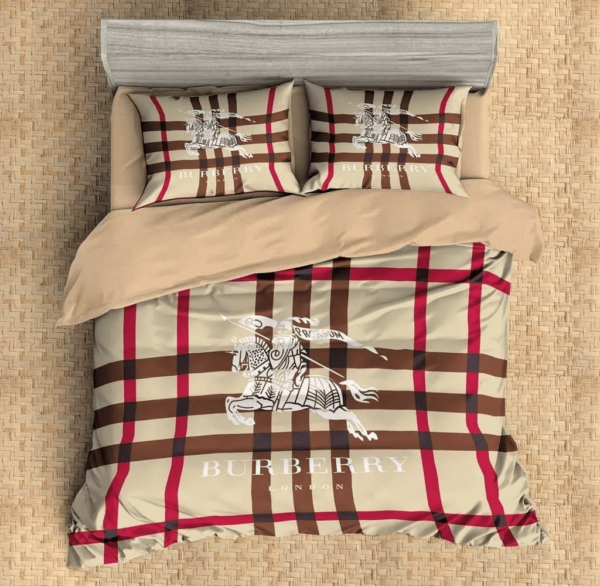 Burberry Fashion Bedding Set Home Decor - Paulimo