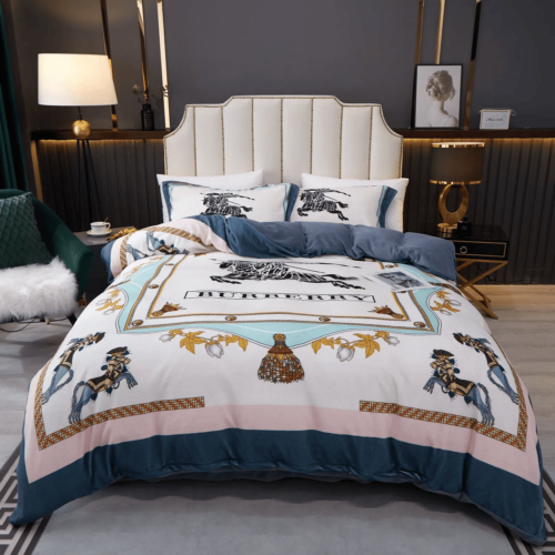 Burberry New Bedding Set Duvet Cover Home Decor - Paulimo