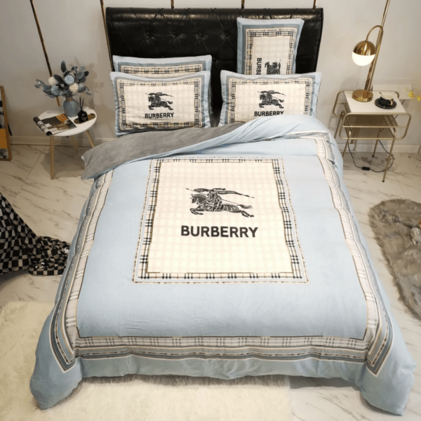 Burberry Bedding Set Duvet Cover Home Decor - Paulimo