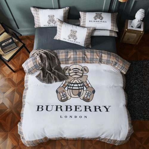Burberry Bedding Set Duvet Cover Home Decor - Paulimo