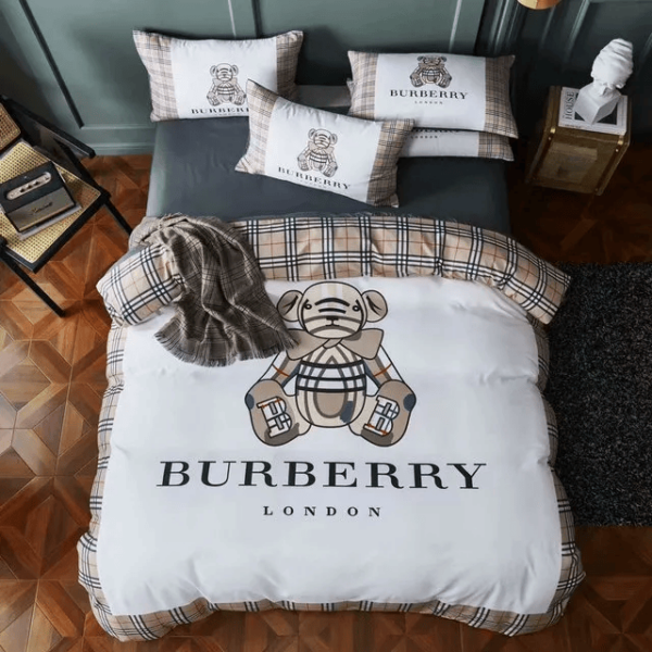 Burberry Bedding Set Duvet Cover Home Decor - Paulimo