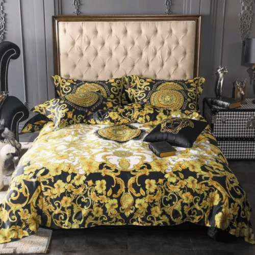 Gianni Versace Gold High-End Bedding Set Home Decor - Paulimo