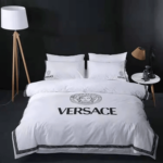 Versace White Bedding Set Duvet Cover Home Decor - Paulimo
