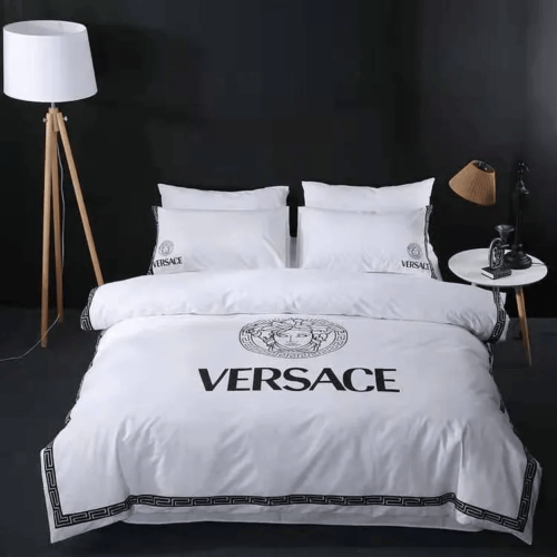 Versace White Bedding Set Duvet Cover Home Decor - Paulimo