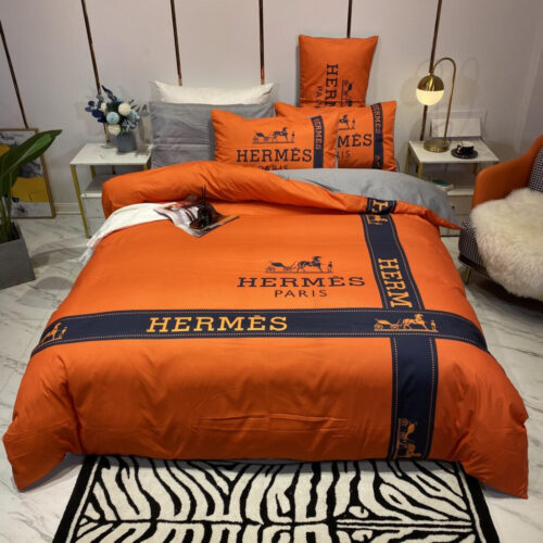 Hermes Paris High-End Bedding Set Home Decor - Paulimo