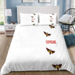 Supreme Butterfly White Bedding Set Home Decor - Paulimo