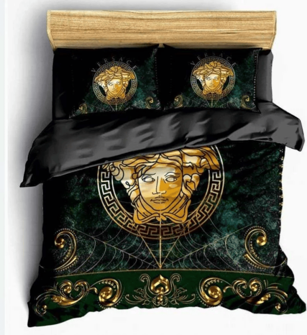 Versace Medusa High-End Bedding Set Home Decor - Paulimo