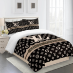 Louis Vuitton Fashion Logo Bedding Set Duvet Cover Home Decor 13 - Paulimo