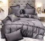 Givenchy Grey High-End Bedding Set Home Decor - Paulimo