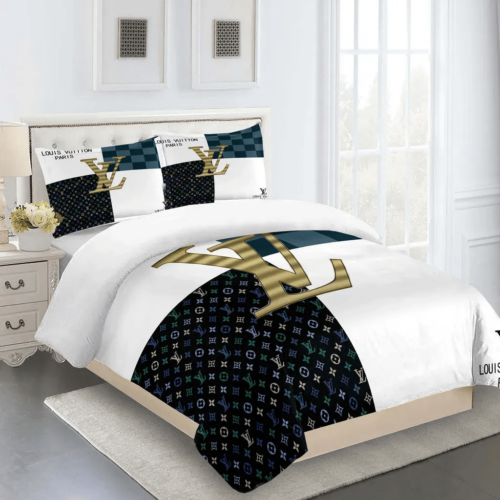 Louis Vuitton Bedding Set Duvet Cover Home Decor - Paulimo